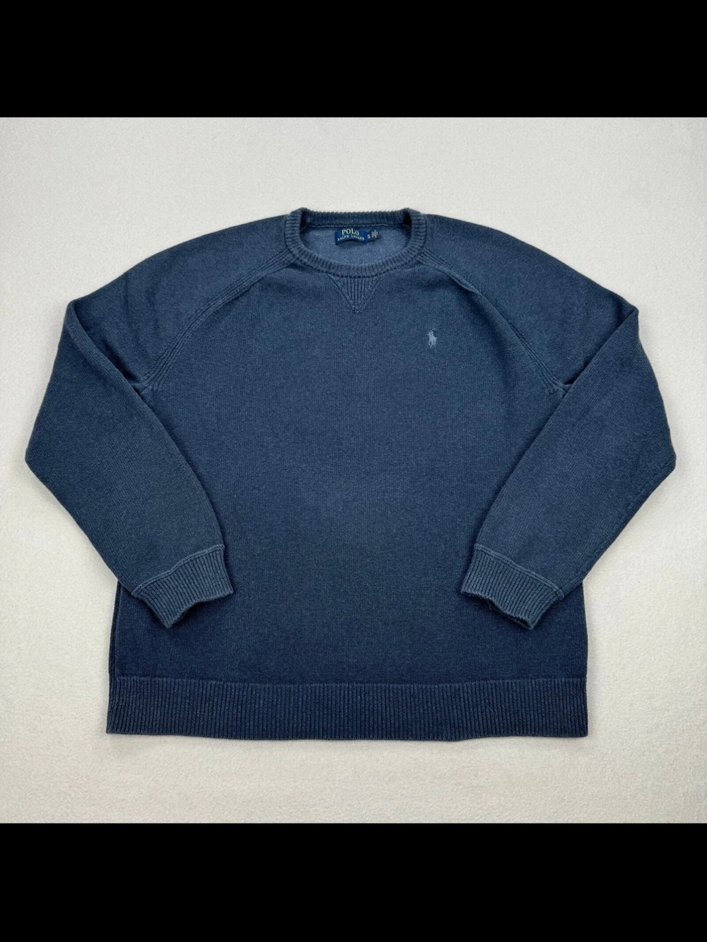 Ralph Lauren Navy Blue Crewneck Sweater